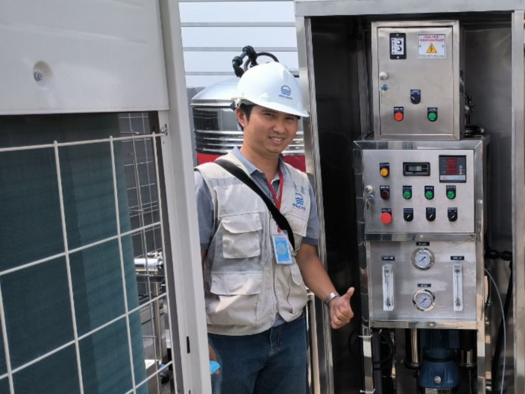 Máy lọc nước cho ký túc xá sinh viên Trường Đại học Tp.HCM