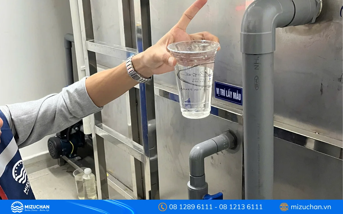 Kiểm tra chỉ tiêu nước thải