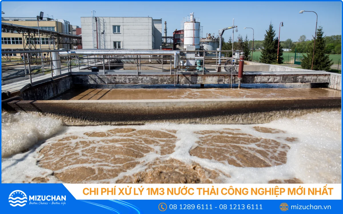 Chi phí xử lý 1m3 nước thải công nghiệp