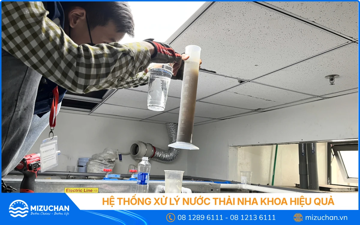 Thành phần ô nhiễm trong nước thải nha khoa