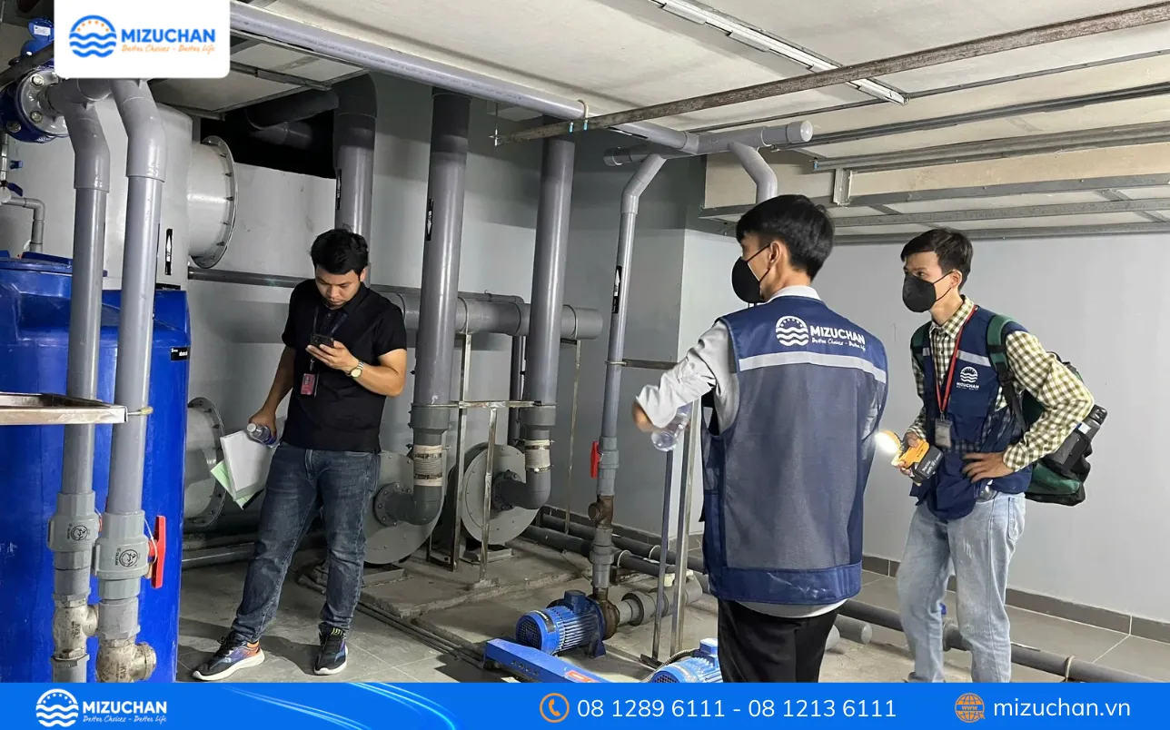 Mizuchan thiết kế hệ thống xử lý nước thải thực tế