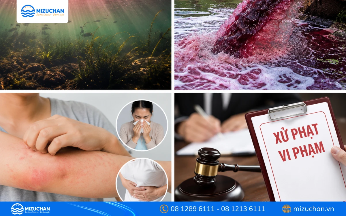 Tác hại nghiêm trọng của nước thải dệt nhuộm