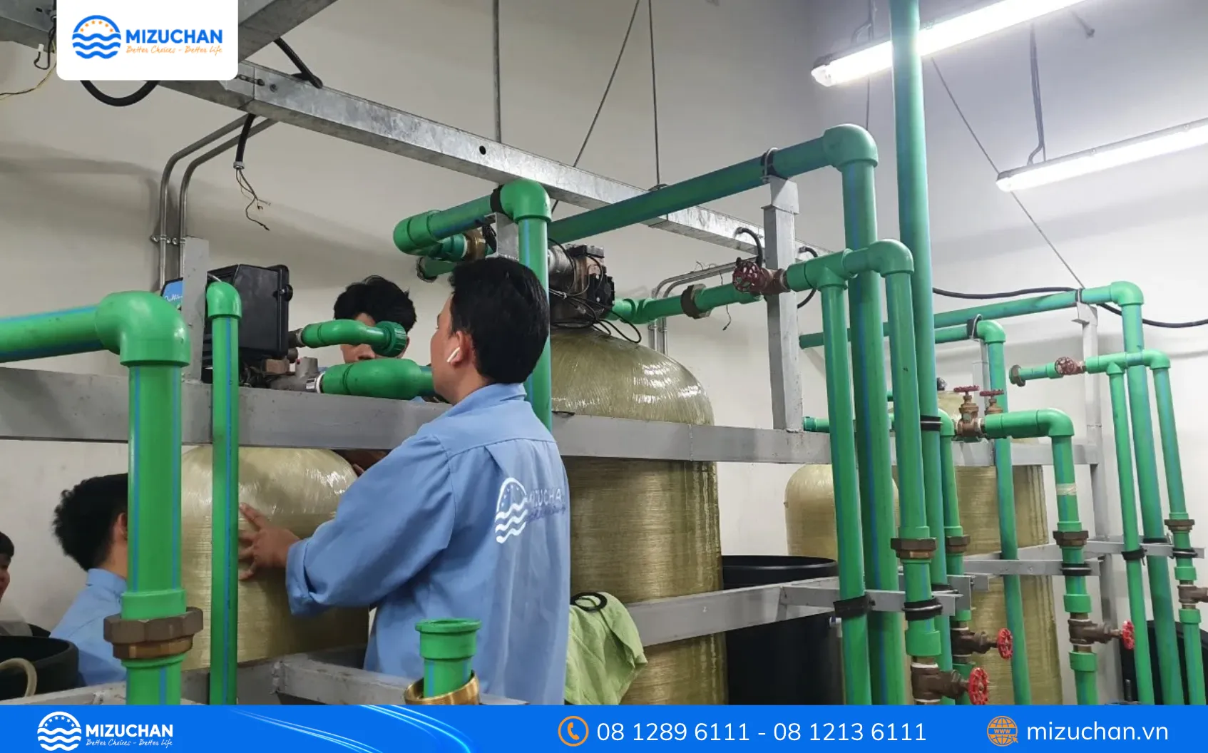 Bồn lọc trong hệ thống xử lý nước cấp