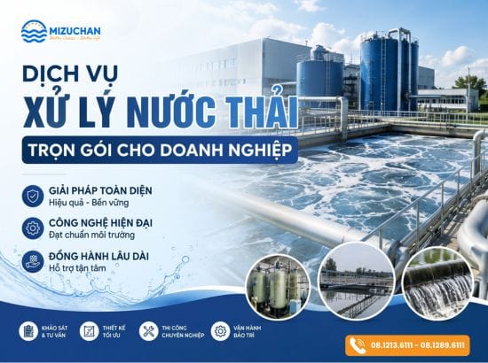 Dịch vụ xử lý nước thải trọn gói cho doanh nghiệp
