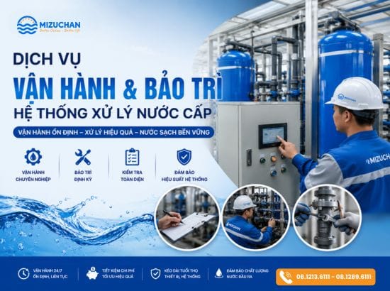 Dịch vụ vận hành và bảo trì hệ thống xử lý nước cấp