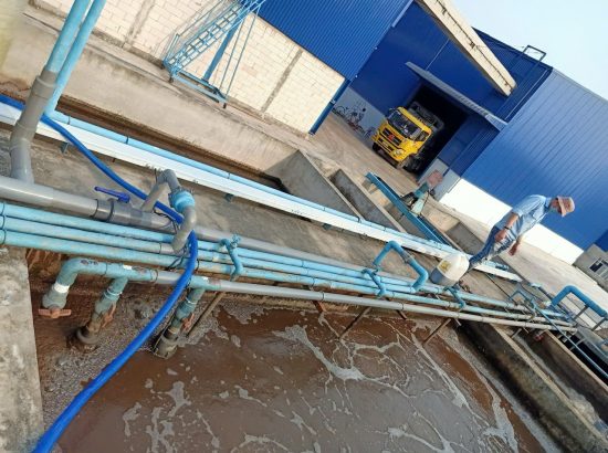 Hệ thống xử lý nước thải lò hơi kết hợp sinh hoạt 80m3/ngày