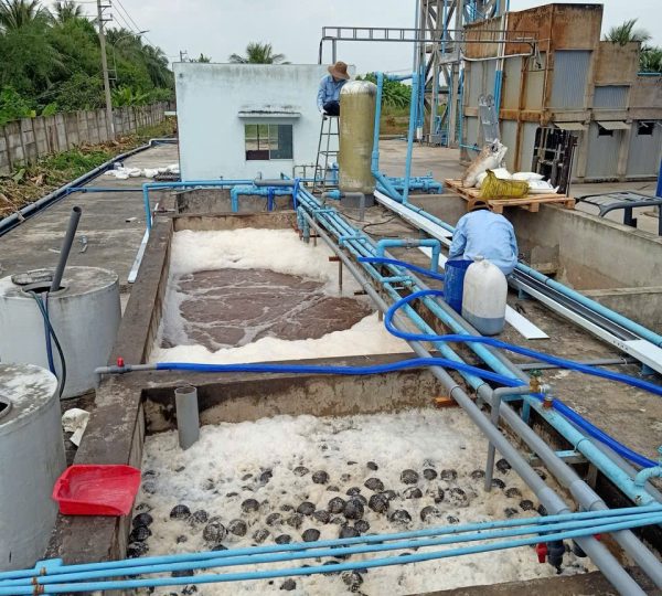 Hệ thống xử lý nước thải lò hơi kết hợp sinh hoạt