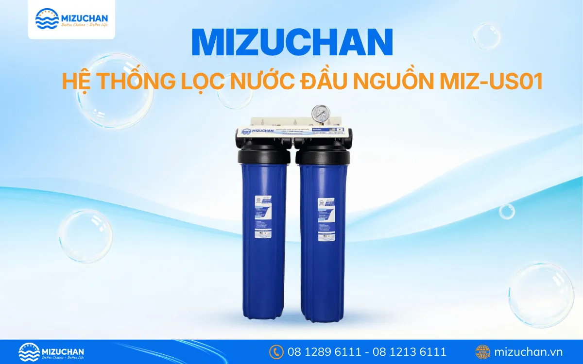 Hệ thống lọc nước tổng sinh hoạt tại Mizuchan