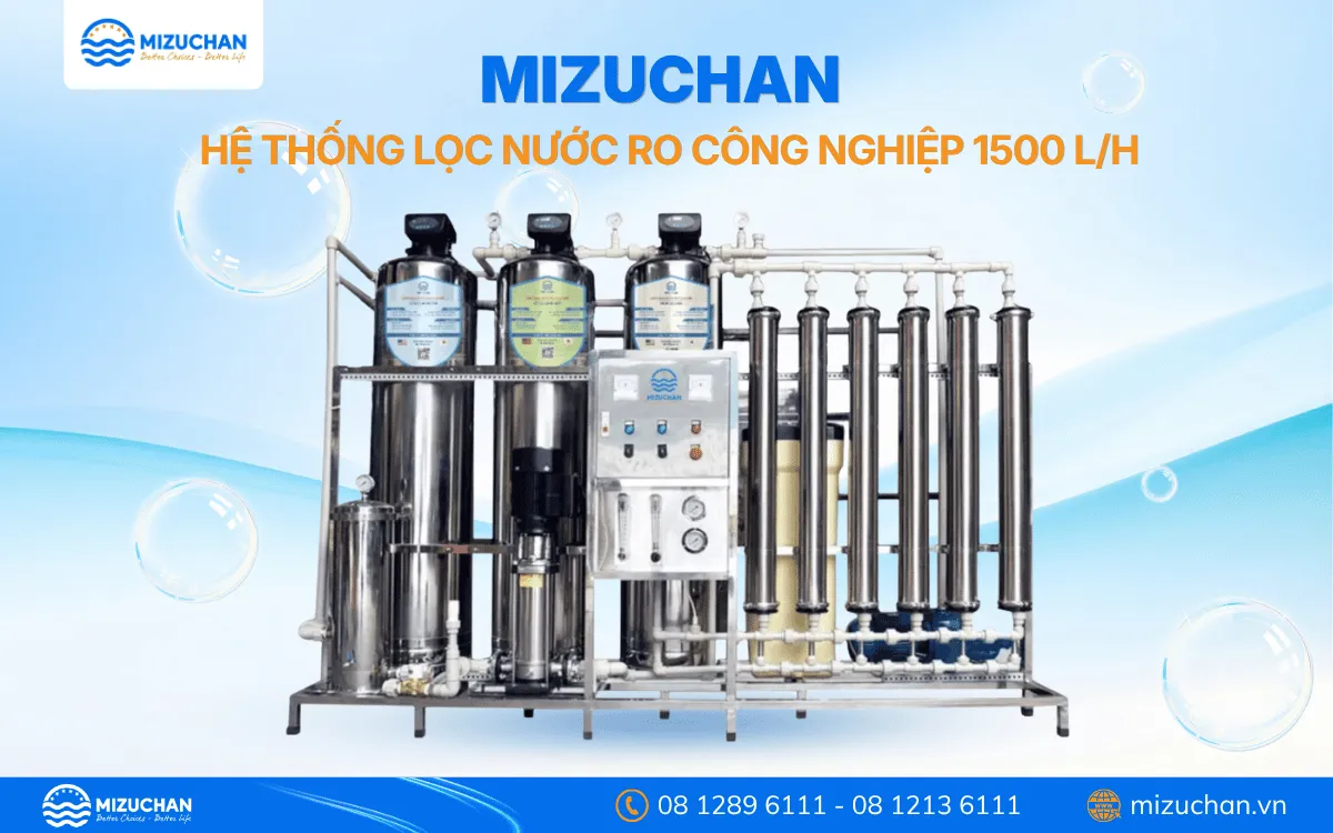 Hệ thống lọc nước RO công nghiệp tại Mizuchan