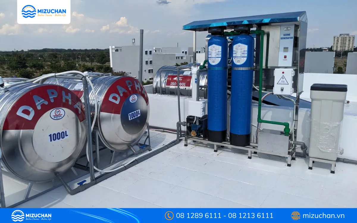 Hệ thống lọc nước công nghiệp hộ gia đình