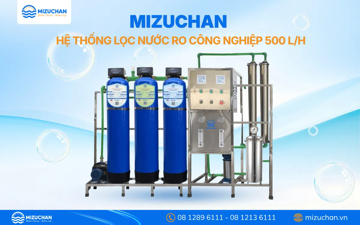 Máy lọc nước công nghiệp 500 L/H