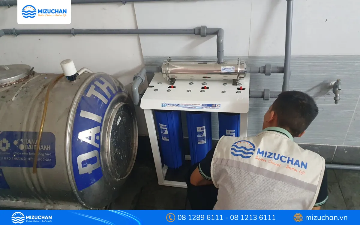 Mizuchan cung cấp giải pháp xử lý nước giếng khoan có mùi hôi, tanh