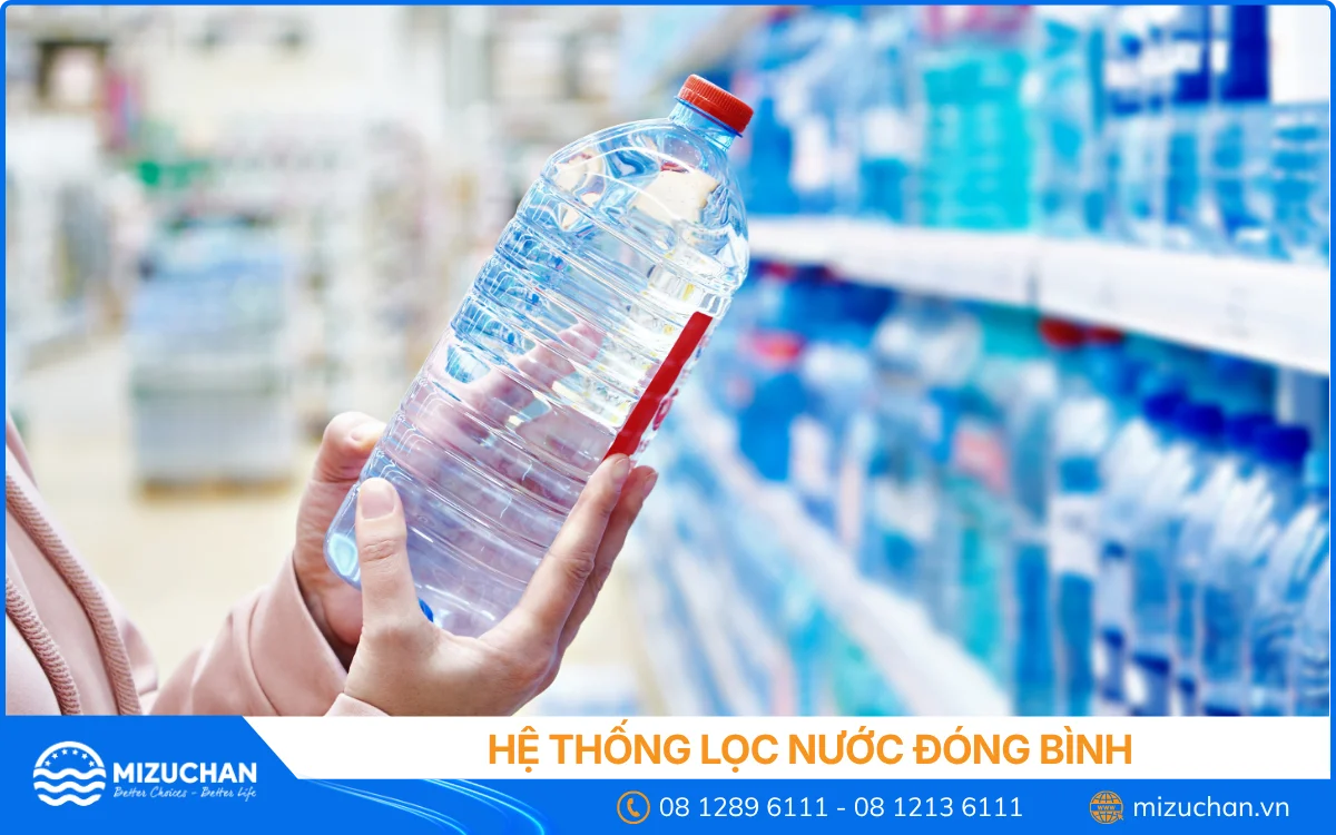 Hệ thống lọc nước tinh khiết đóng chai