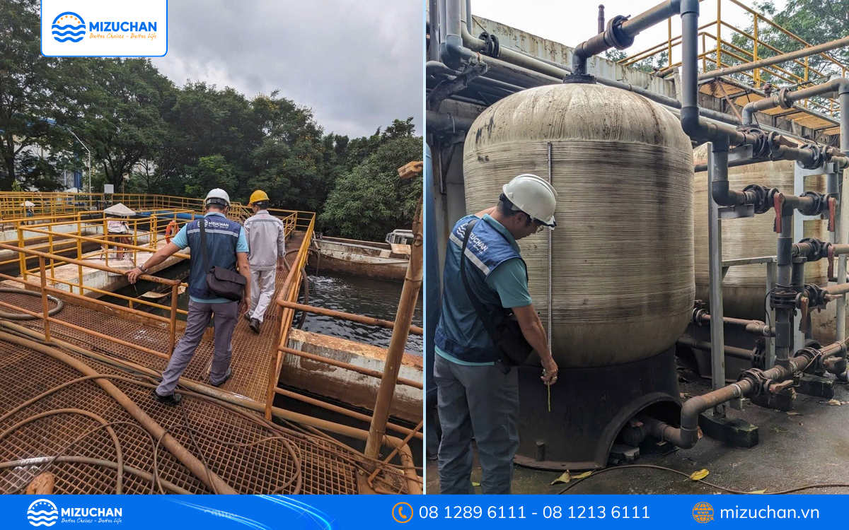 Bảo trì hệ thống lọc nước giếng khoan công nghiệp