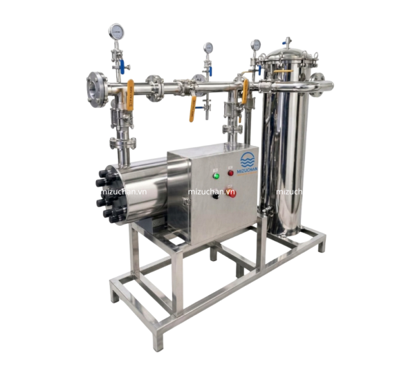 Hệ thống đèn UV diệt khuẩn công nghiệp Mizuchan